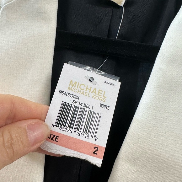 Michael Michael Kors Two-Tone Blazer Jacket
Size 2 • New with Tags - Picture 7 of 9